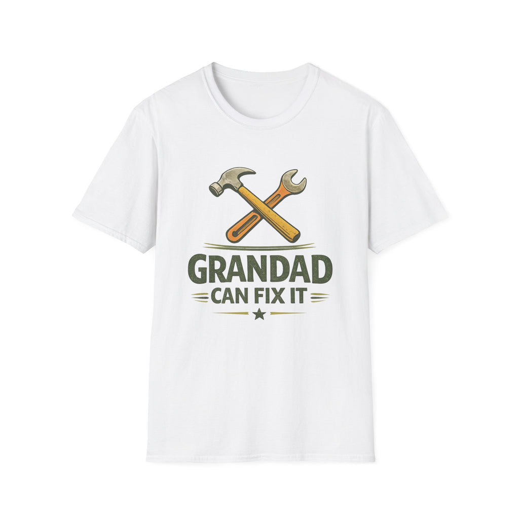 Grandad Can Fix It T-Shirt — Vintage Tools Fathers Day Gift