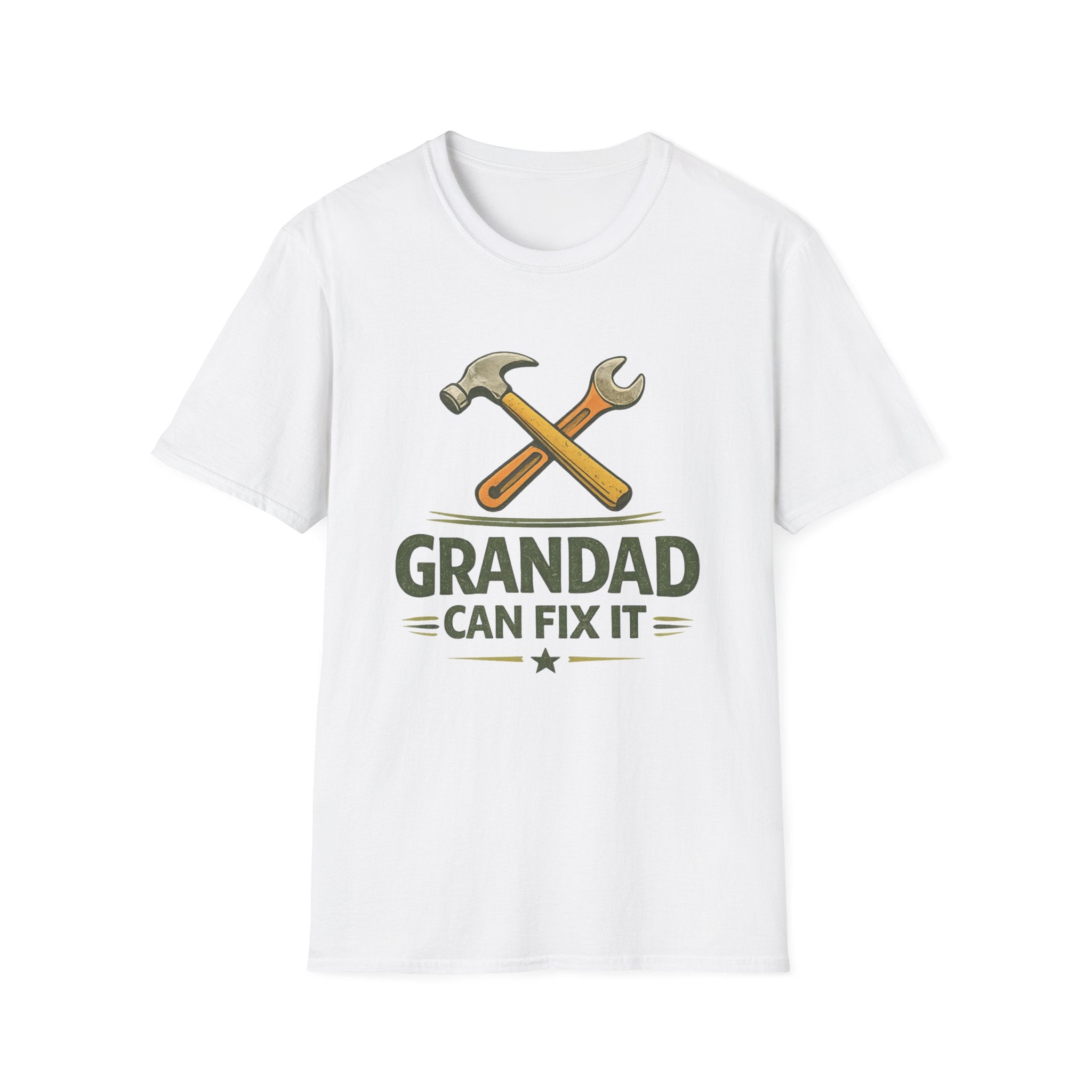Grandad Can Fix It T-Shirt — Vintage Tools Fathers Day Gift