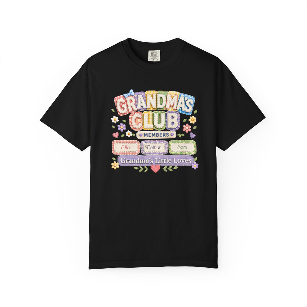 Grandmas Club T-Shirt — Grandma’s Little Loves Graphic Tee
