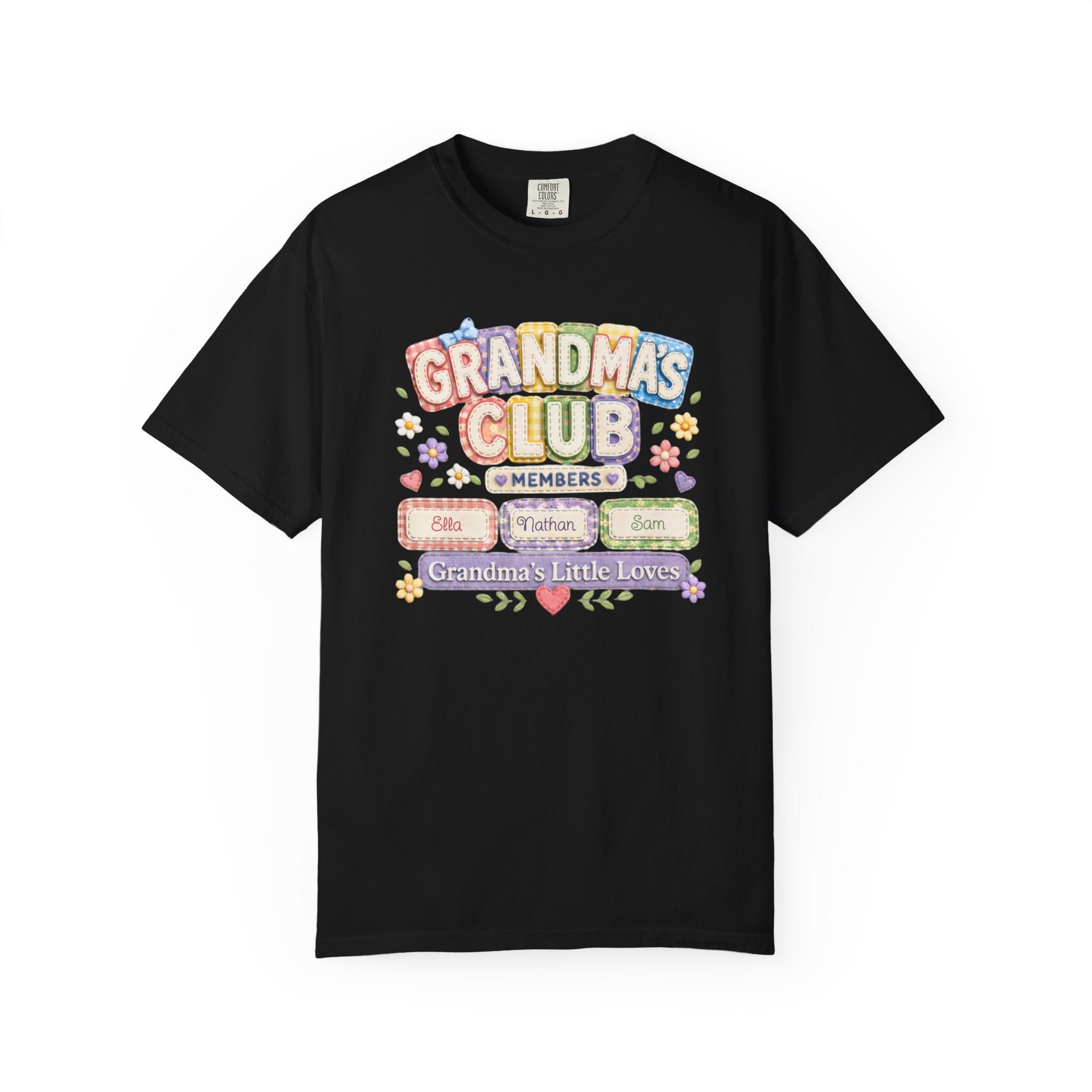 Grandmas Club T-Shirt — Grandma’s Little Loves Graphic Tee
