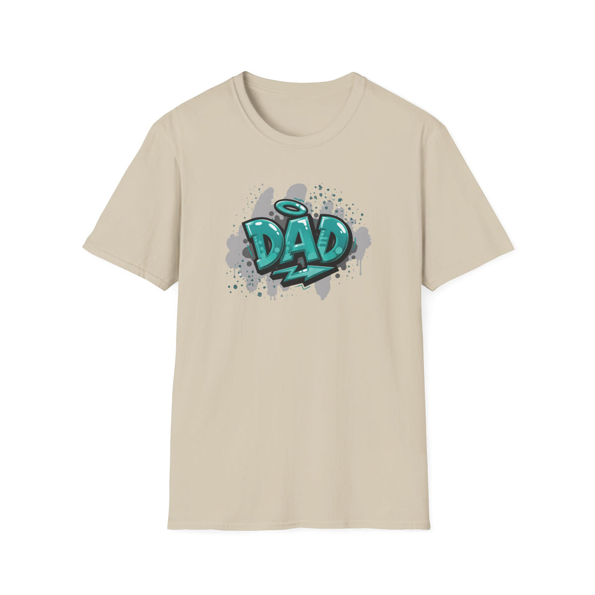 Graffiti 'DAD' Teal T-Shirt