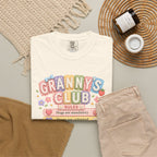 Granny's Club T‑Shirt – Cute Pastel 'Granny's Club' Rules Graphic Tee for Grandmothers
