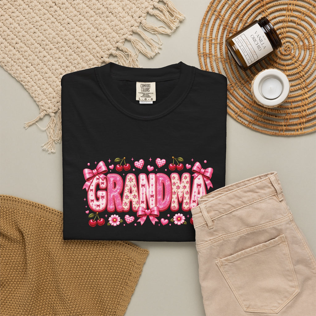 GRANDMA Floral Heart T-Shirt