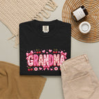 GRANDMA Floral Heart T-Shirt