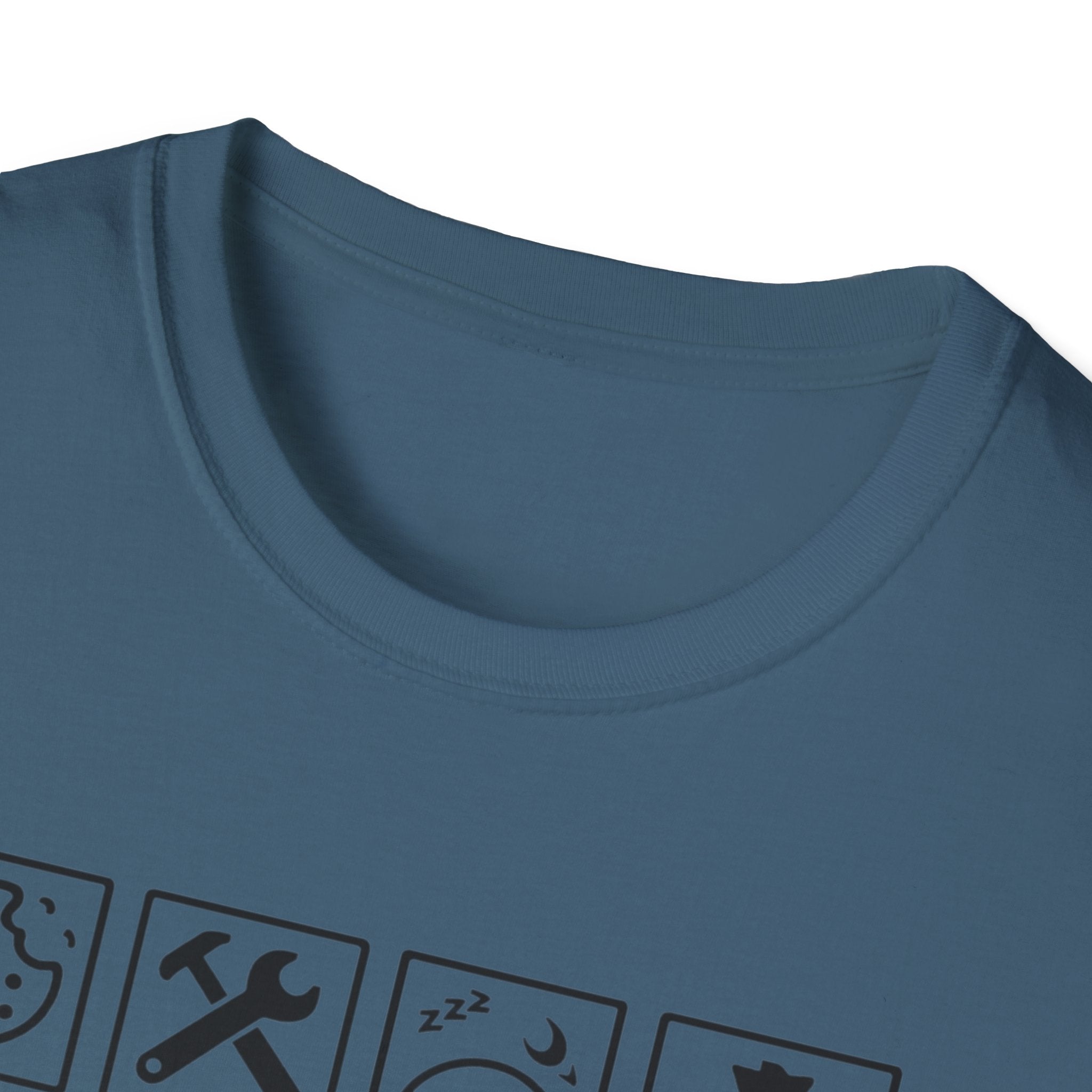 Grandpa Warning T-Shirt — "Spoils Grandkids & Hands Out Biscuits" Funny Grandpa Gift