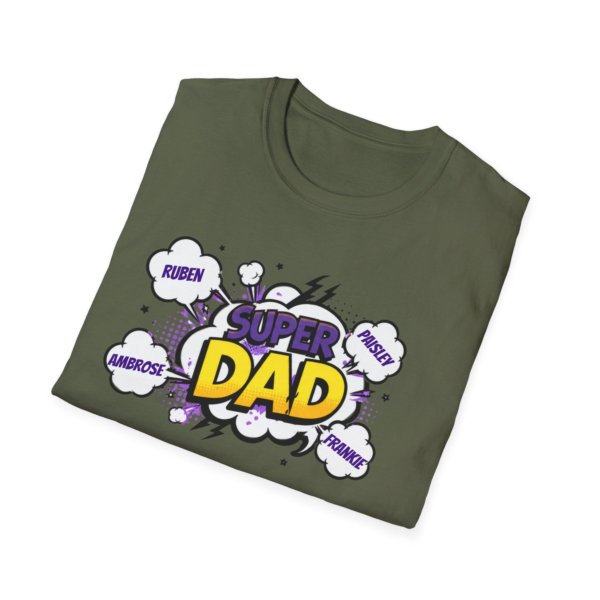 Super Dad Comic T-Shirt — Father's Day Gift Tee