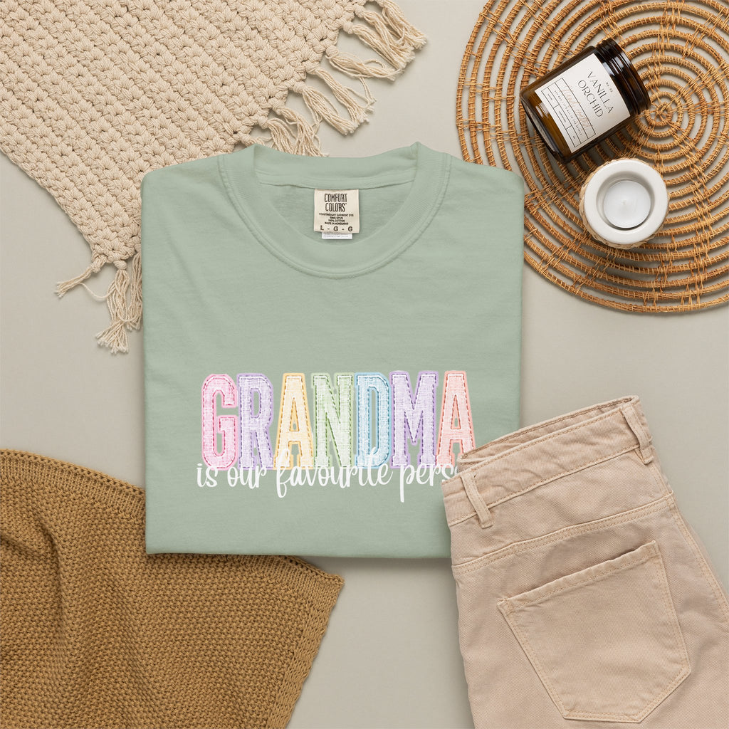 Grandma Pastel Rainbow T-Shirt — Cute Grandma Gift, Mother's Day Tee