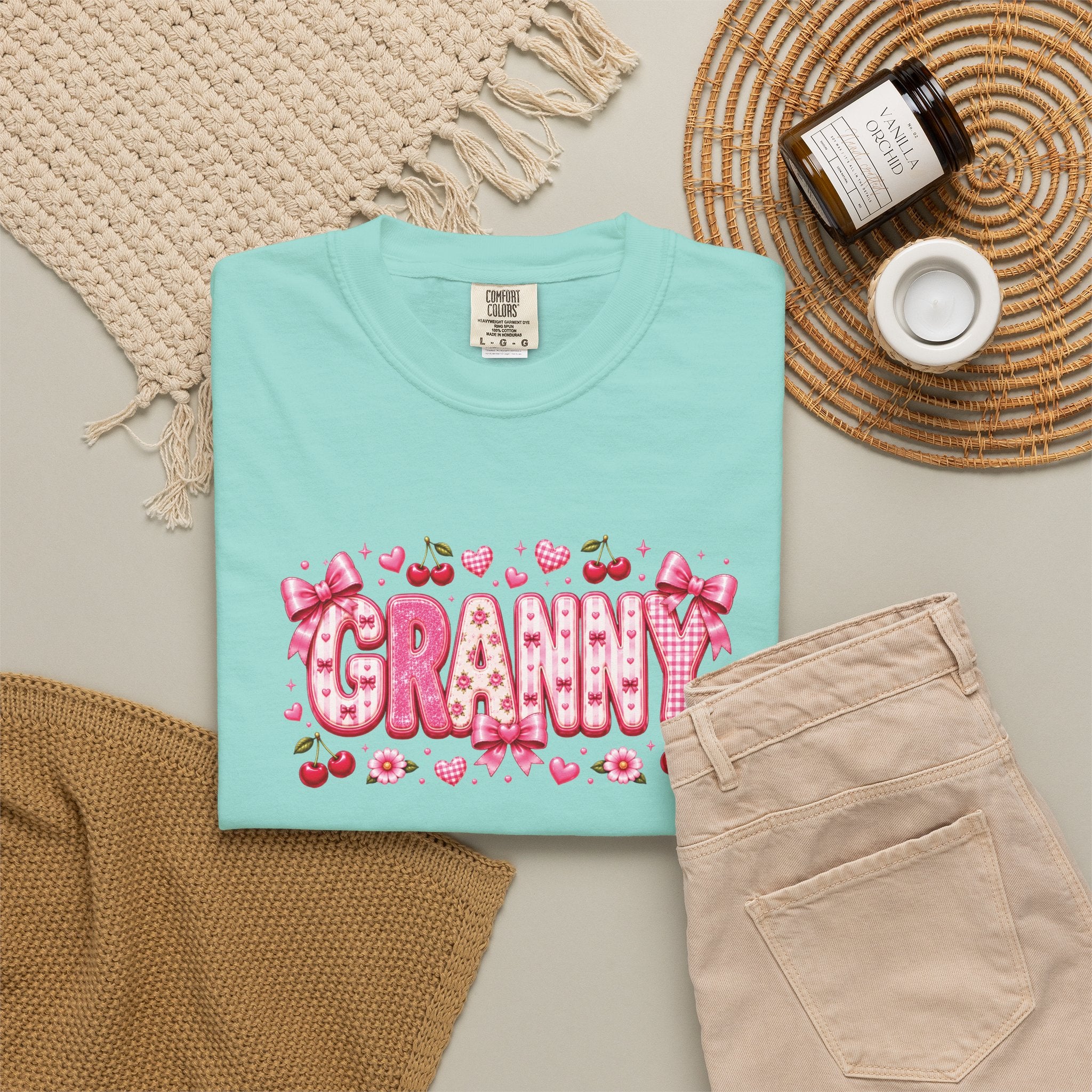 GRANNY Floral Heart T-Shirt
