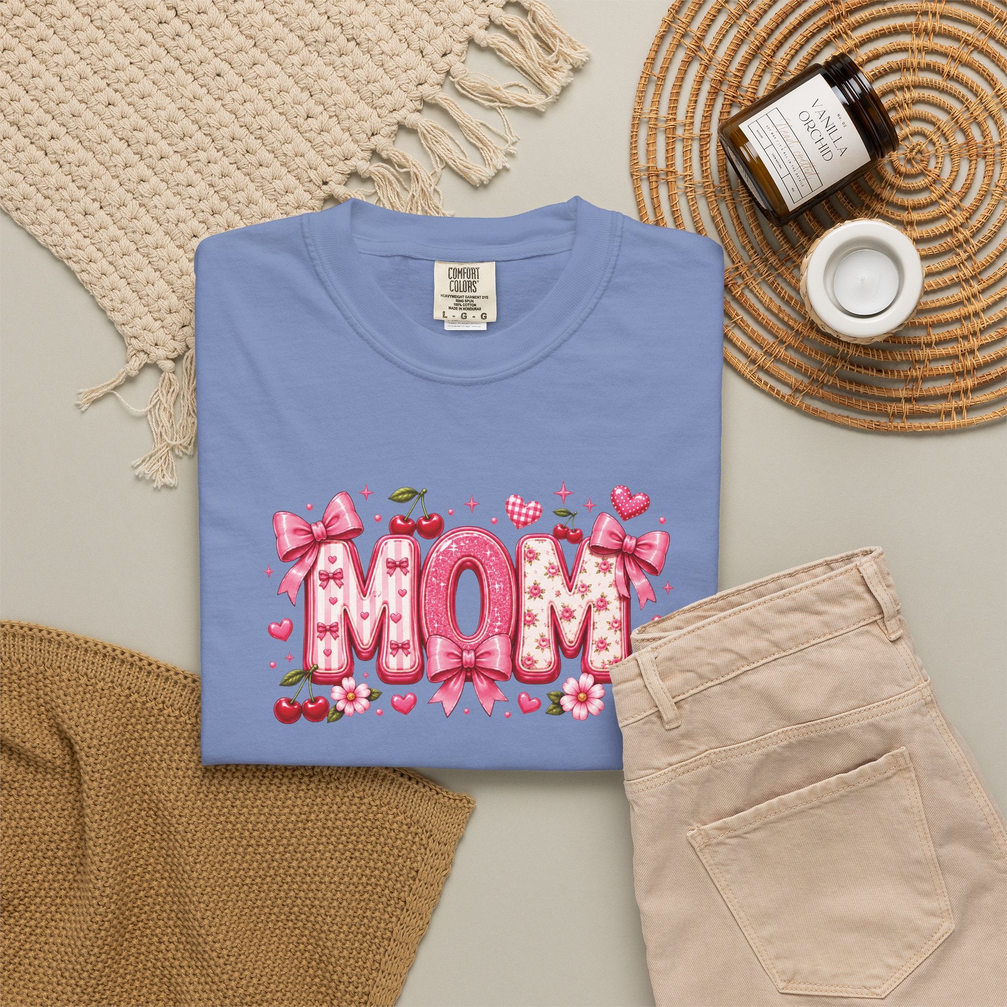 MOM Floral Heart T-Shirt