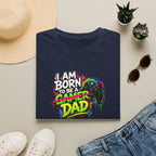 "I Am Born To Be A Gamer Dad" Neon T‑Shirt