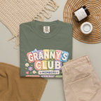 Granny's Club T-Shirt — Personalized Grandma Member Floral Tee