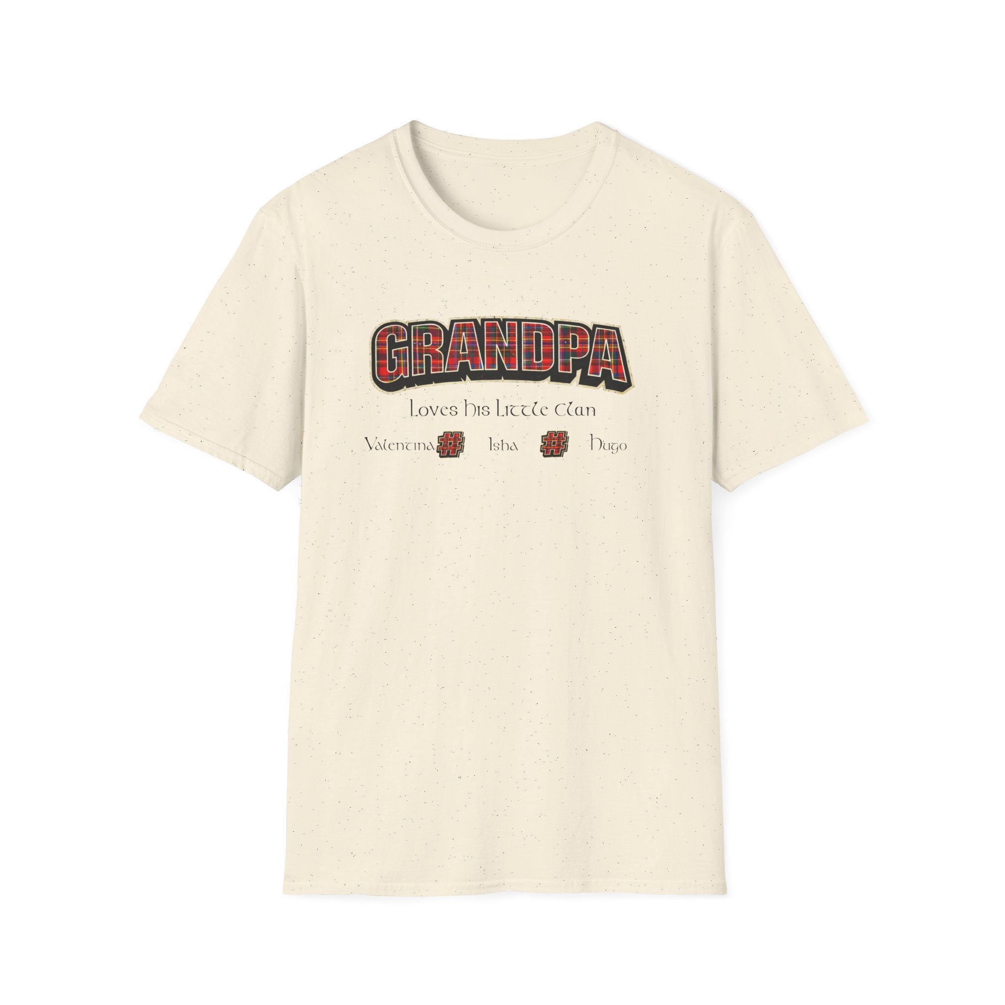 Grandpa Loves His Little Clan T-Shirt — Funny Father's Day Gift for Beer-Loving Grandpa