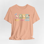 Nana Baby Blocks Tee — Personalized Grandmother Name Shirt
