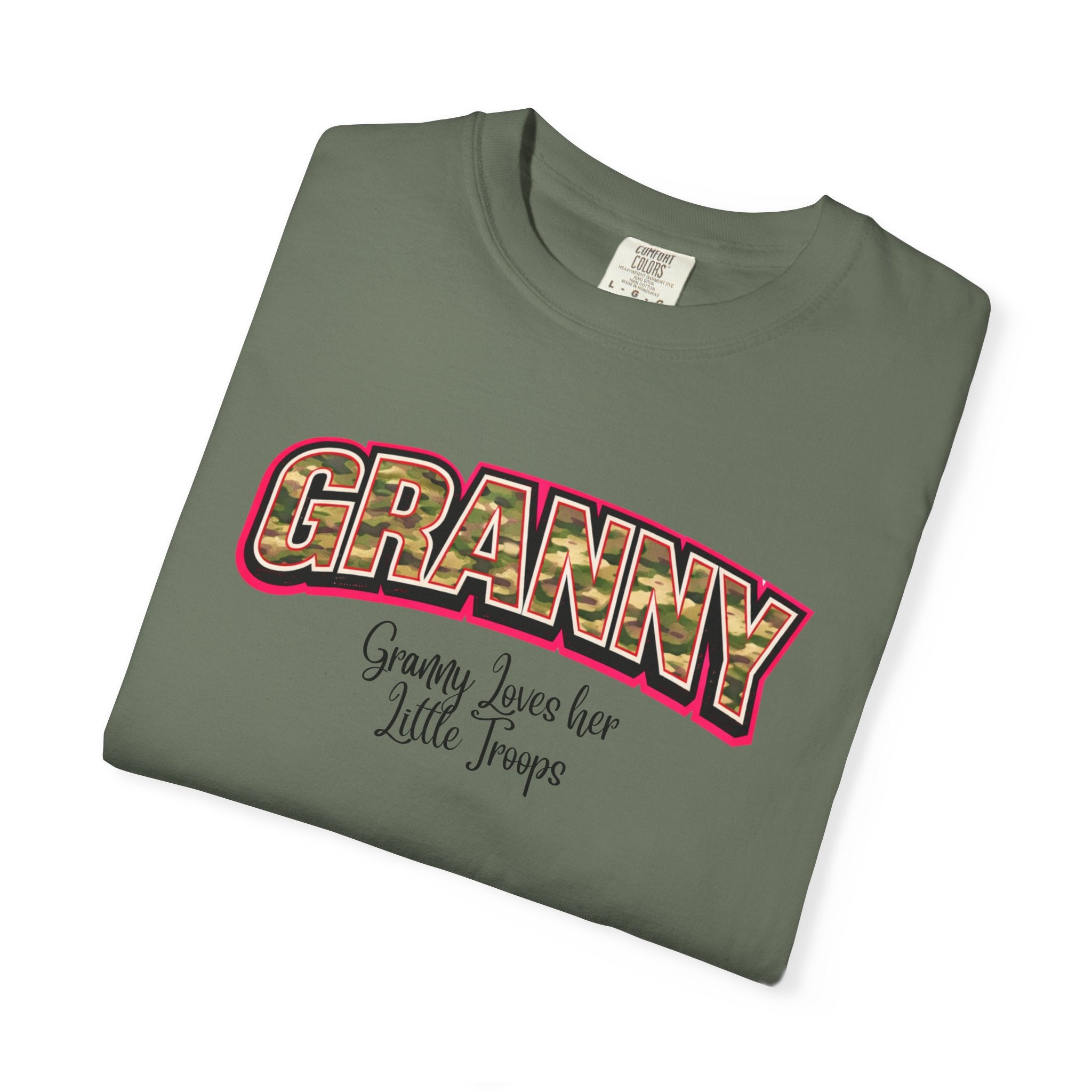 Granny "Granny Loves Her Little Troops" Graphic T-Shirt
