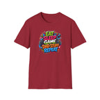 Eat Sleep Game Dad Stuff Repeat T-Shirt