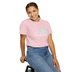 Nana Pastel Varsity T-Shirt — Soft Vintage Lettering Gift for Grandma (Mother's Day/Birthday)