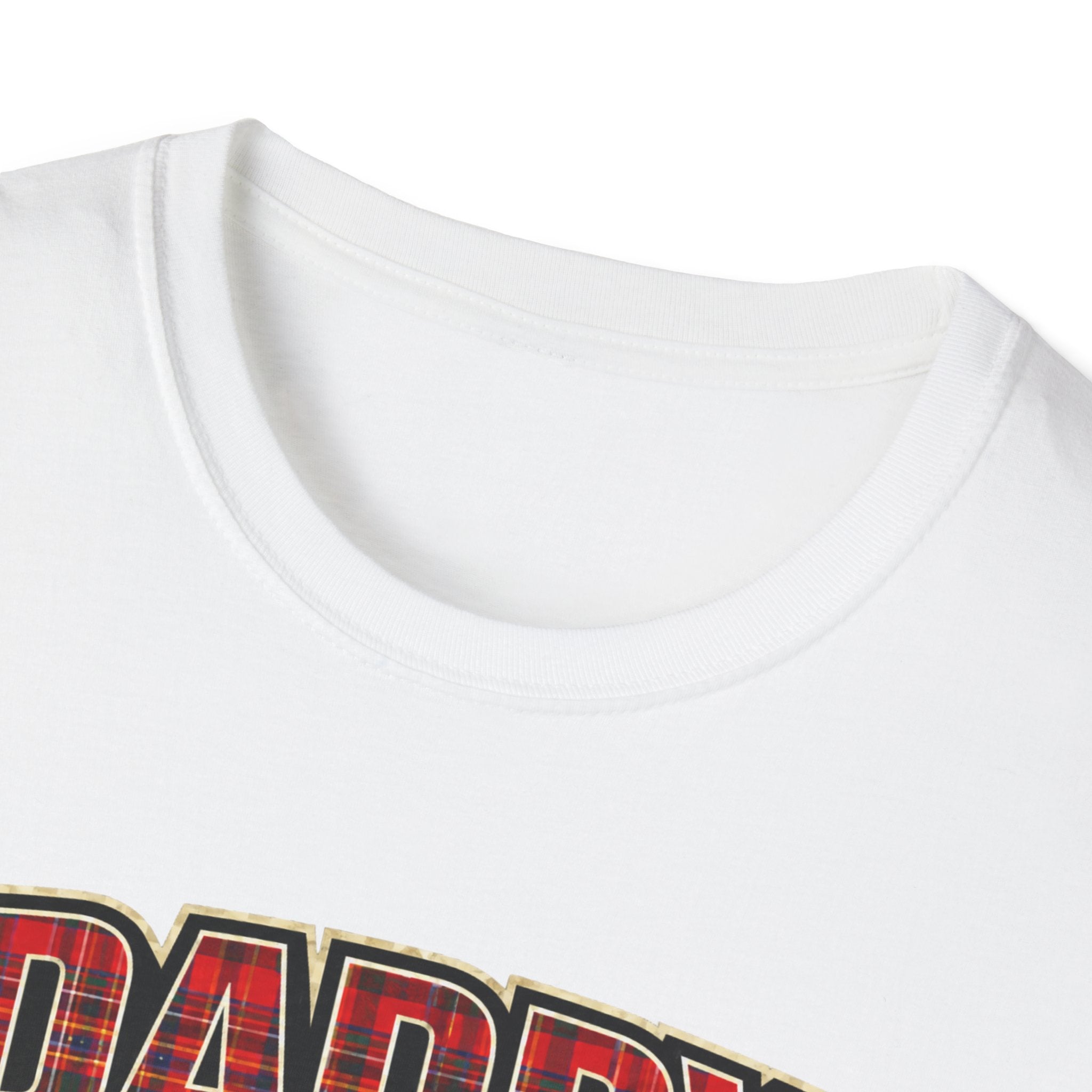 Daddy Plaid Father’s Day T-Shirt — 'Daddy Loves You More Than Coffee' Graphic Tee