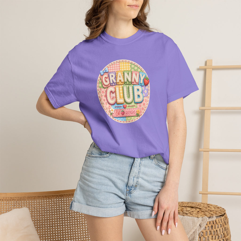 Granny Club Graphic T-Shirt — Retro Candy Patch Design