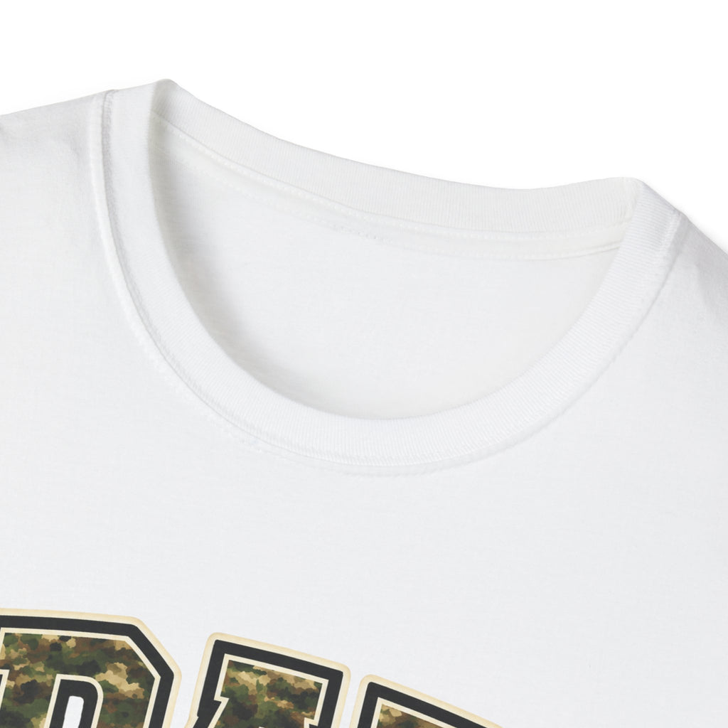 Dad Loves His Little Troops Camo T-Shirt — Personalized Kids' Names