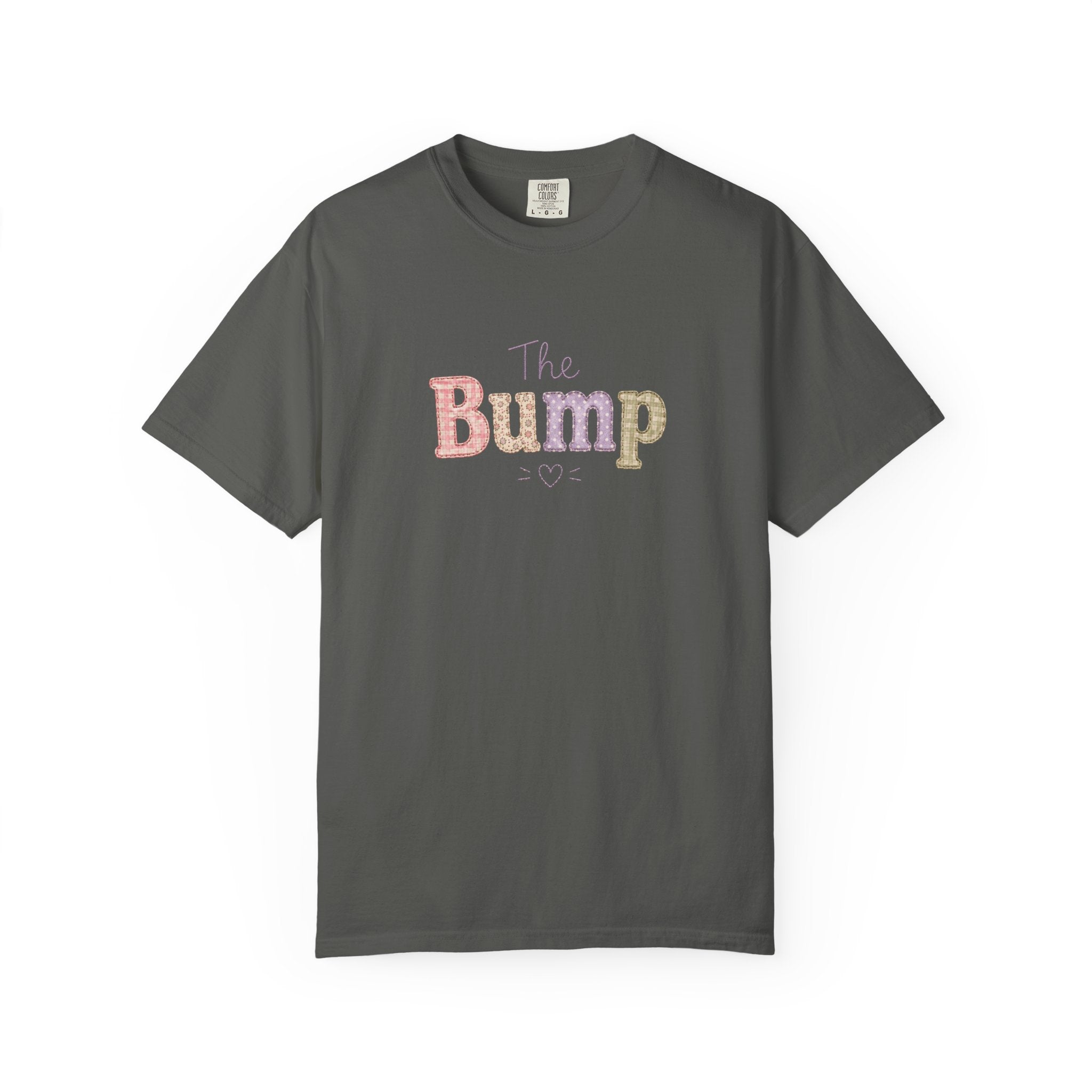Maternity T-Shirt — 'The Bump' Pastel Vintage Graphic Tee