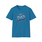 "Mr. Dad" Blue Graffiti Father T-Shirt