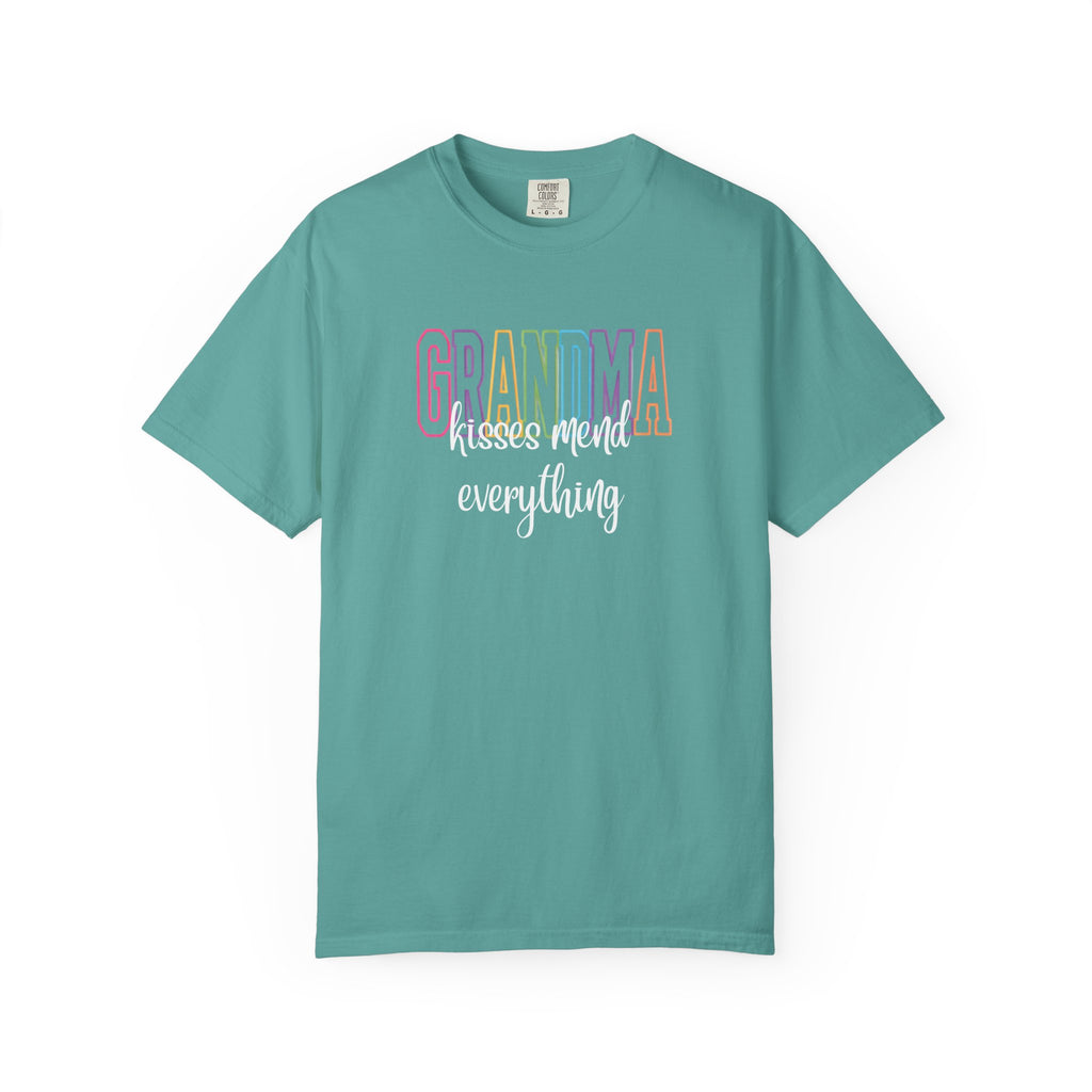 Grandma Kisses Mend Everything T-Shirt — Soft Pastel Mother's Day Gift