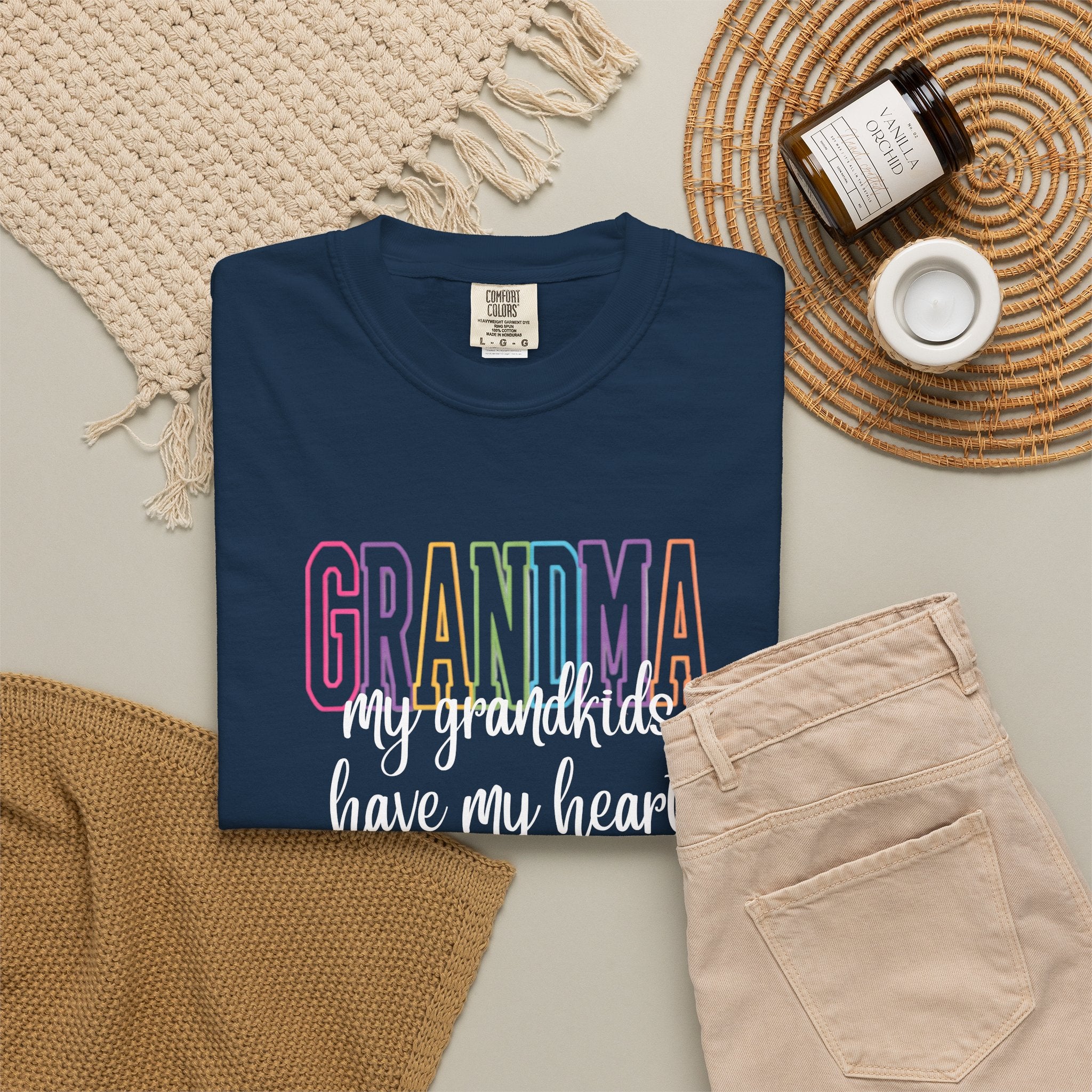 Grandma Pastel Rainbow T-Shirt — Cute Grandma Gift Tee