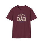 Proper Dad T-Shirt – Vintage Crown Father's Day Tee for Proud Dads