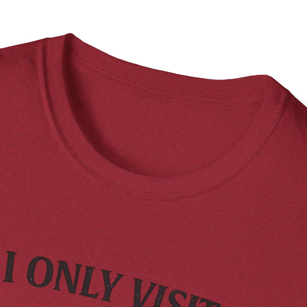 Grandad Biscuits T-Shirt — "I Only Visit Grandad for the Biscuits" Funny Grandpa Tee