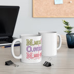 MOM Mini-Hugs Mug — 'M.O.M. Mess Overload Mini-Hugs' Cute Mother's Day Coffee Cup