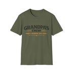 Grandpa's Crew T-Shirt — "Small Humans, Big Love" Grandpa Gift