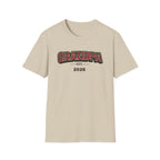 Grandpa EST. 2026 T-Shirt — New Grandpa Plaid Announcement Tee