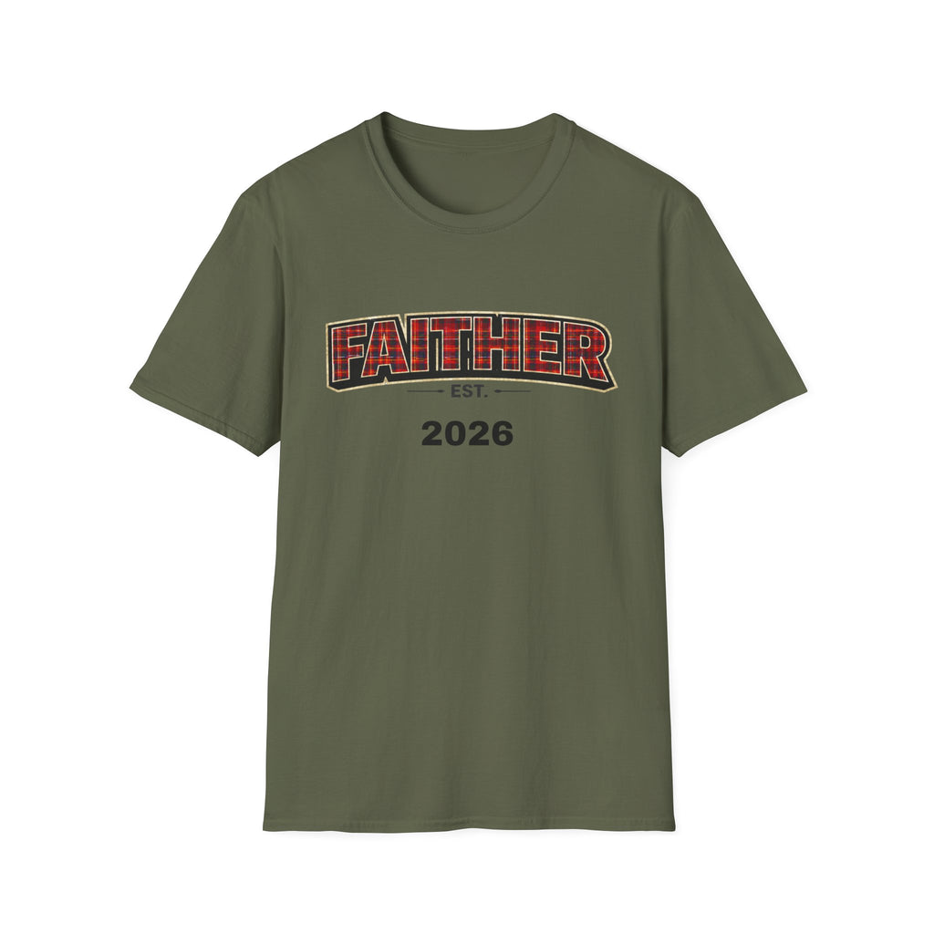 FAITHER Tartan Est- Personalised T-Shirt
