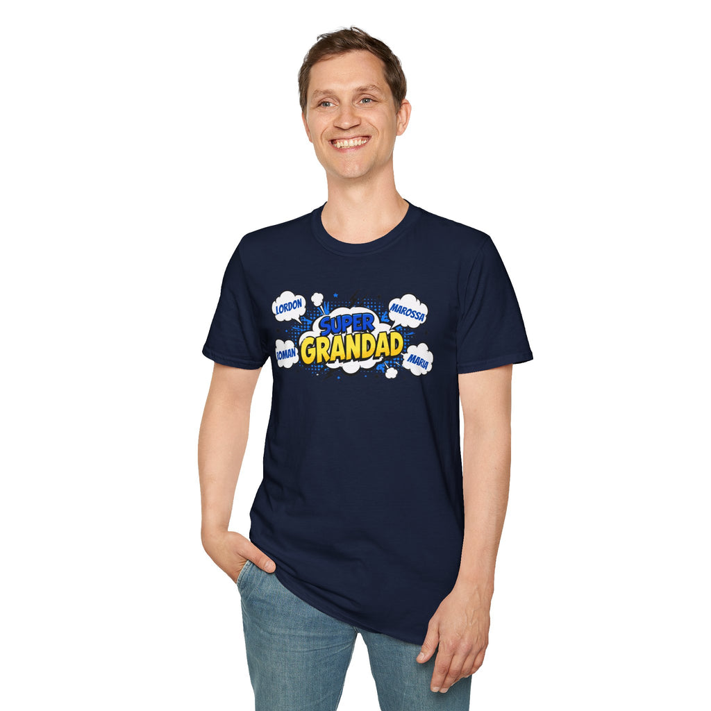 Super Grandad Comic-Style T-Shirt