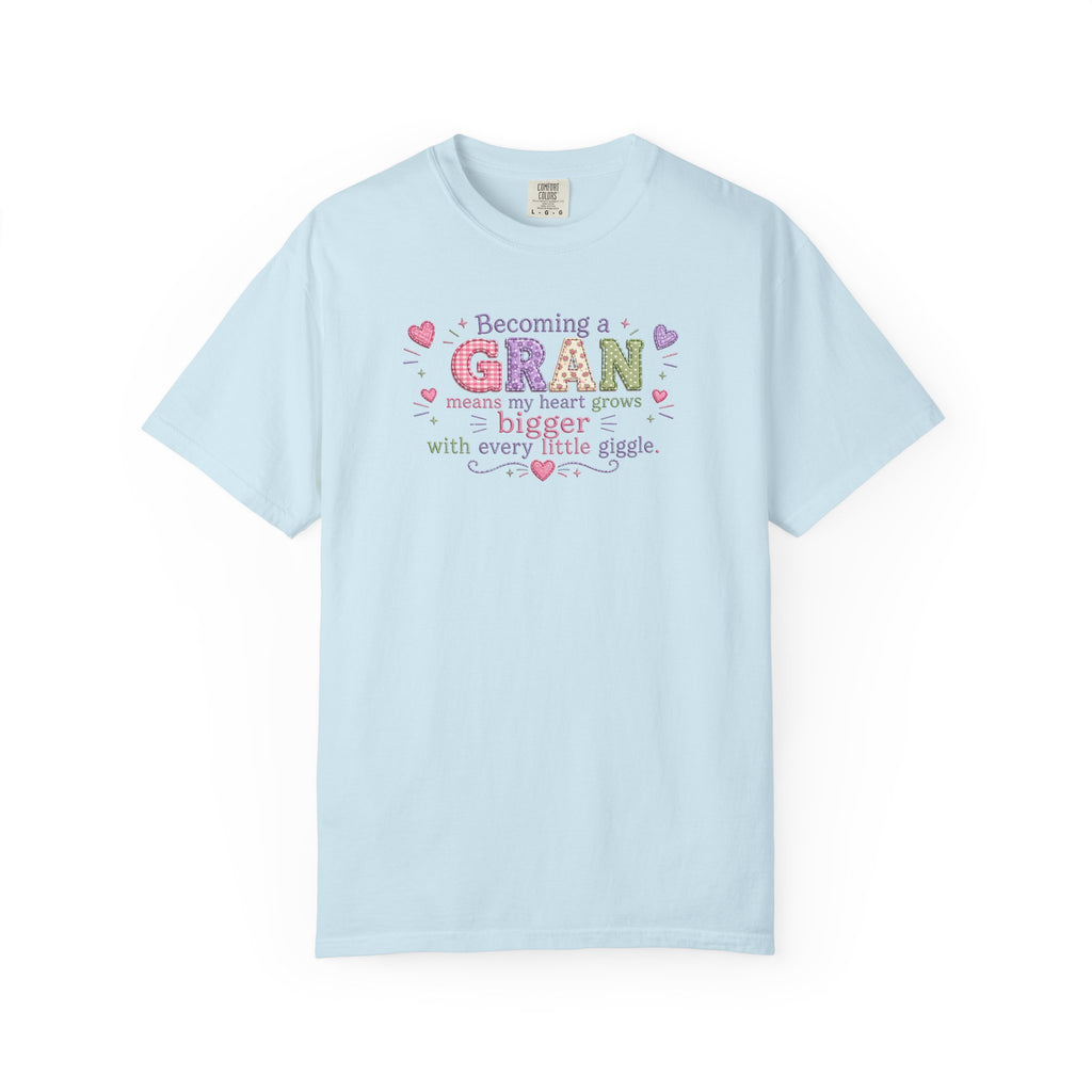 Heartfelt Gran T-Shirt - Becoming a Gran Means My Heart Grows Bigger