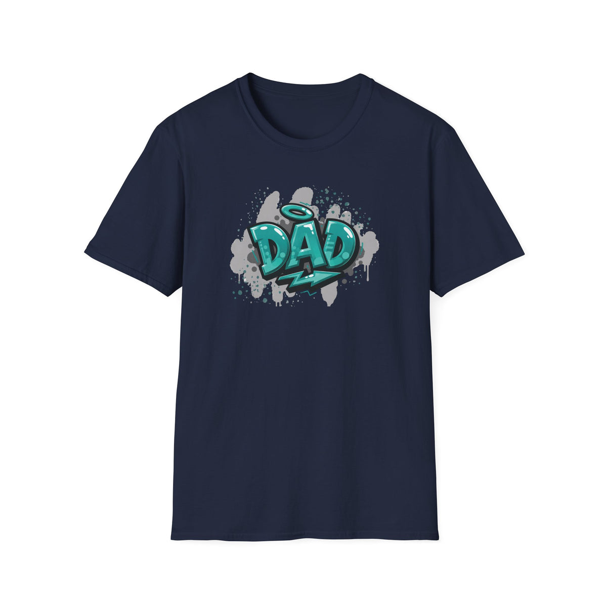 Graffiti 'DAD' Teal T-Shirt