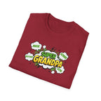 Super Grandpa T-Shirt – Comic Book Style Grandfather Gift