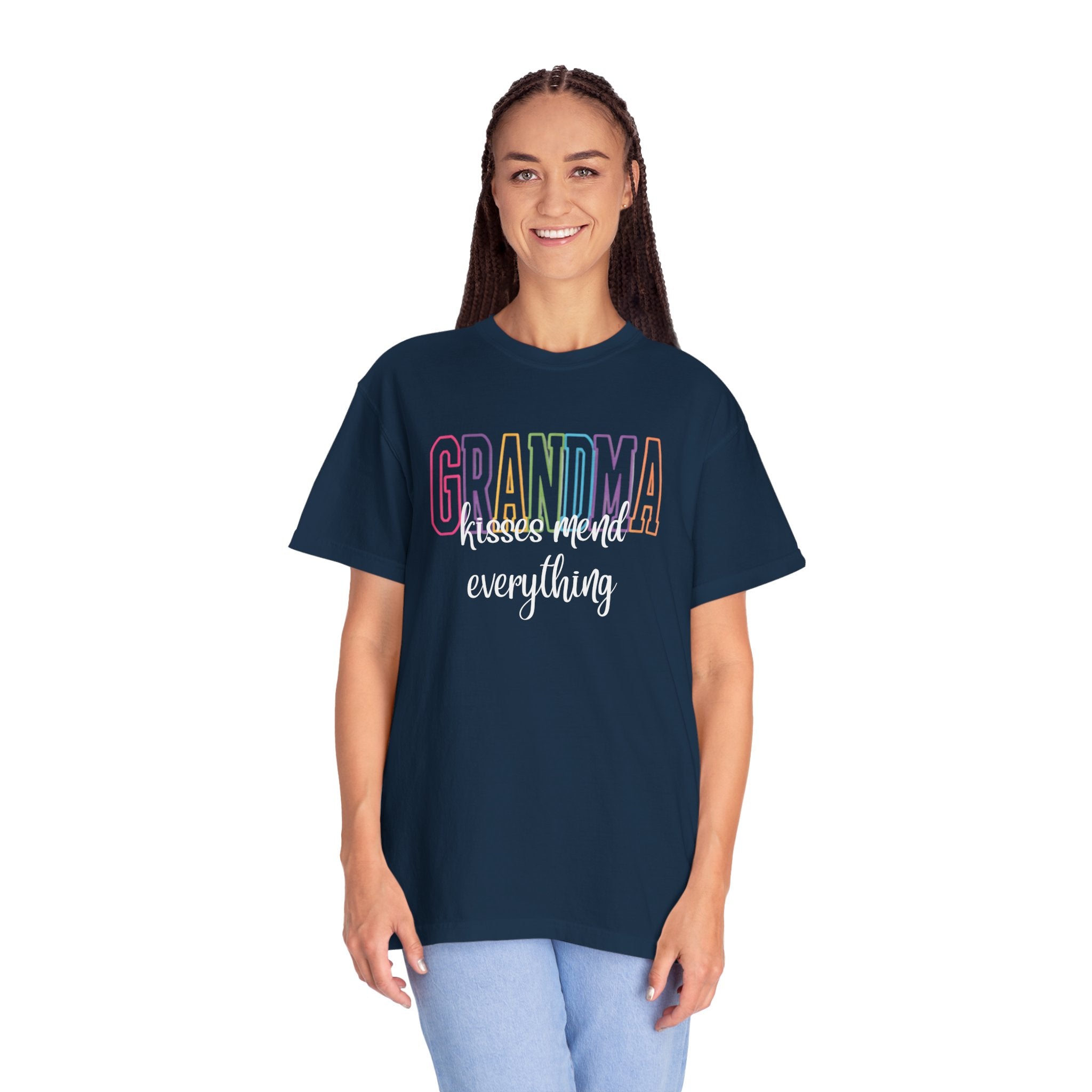 Grandma Rainbow Graphic T-Shirt
