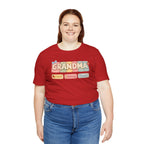 Grandma Floral Retro Tee — "Grandma" Names Design (Aileen • Wendy • Peyton)