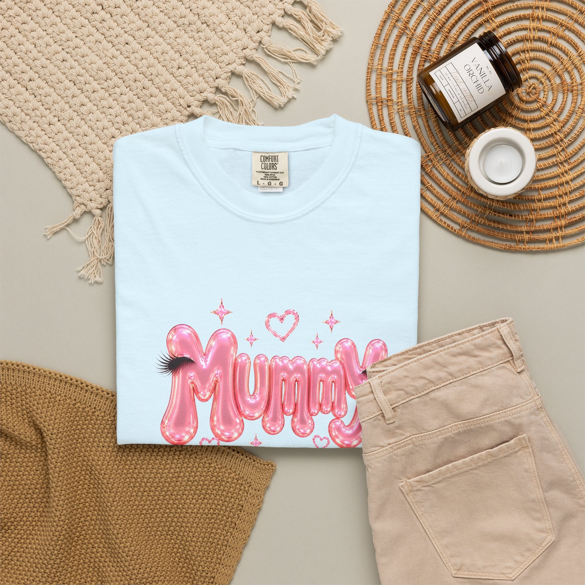 MUMMY Pink Balloon Eyelashes T-Shirt