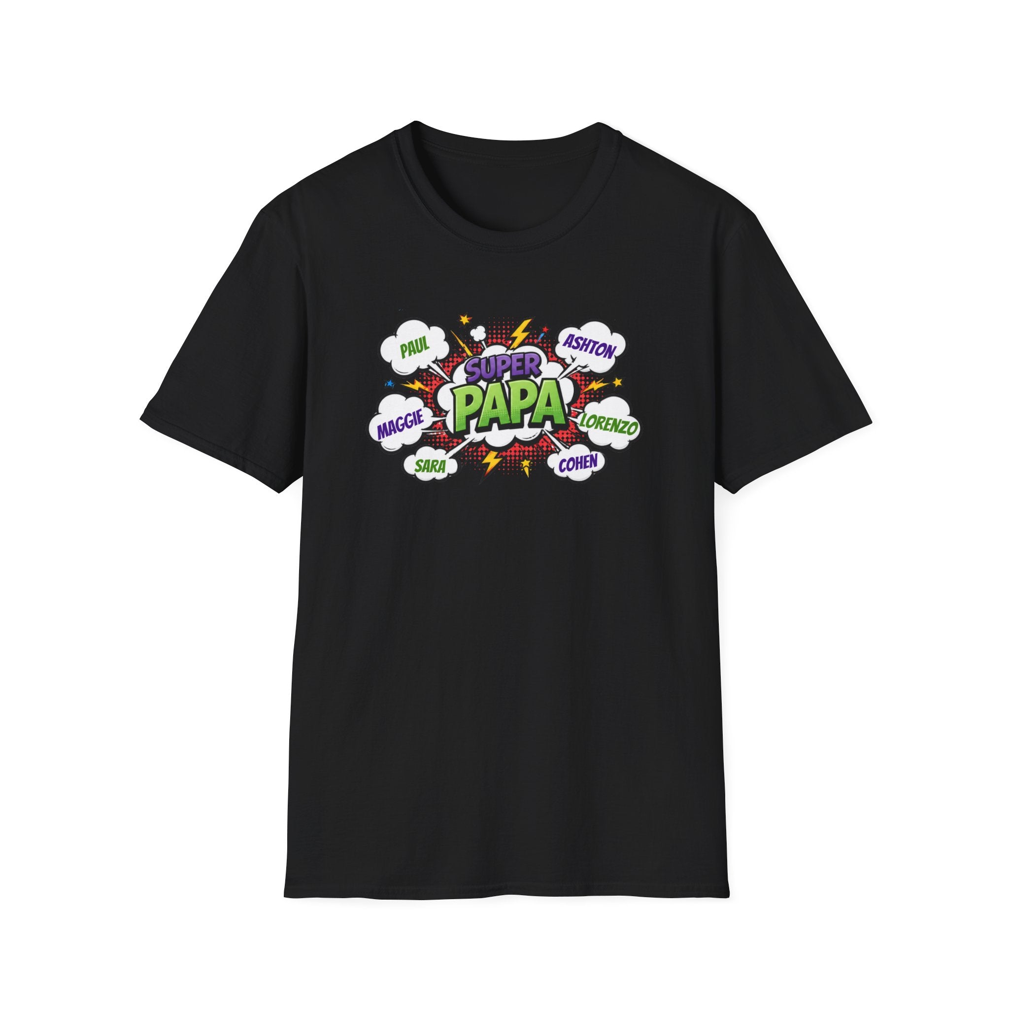 Super Papa Comic T-Shirt — Funny Father’s Day Gift