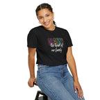 Grandma T-Shirt — "Grandma the Heart of Our Family" Pastel Comfort Tee