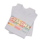 Grandma Floral Retro Tee — "Grandma" Names Design (Aileen • Wendy • Peyton)