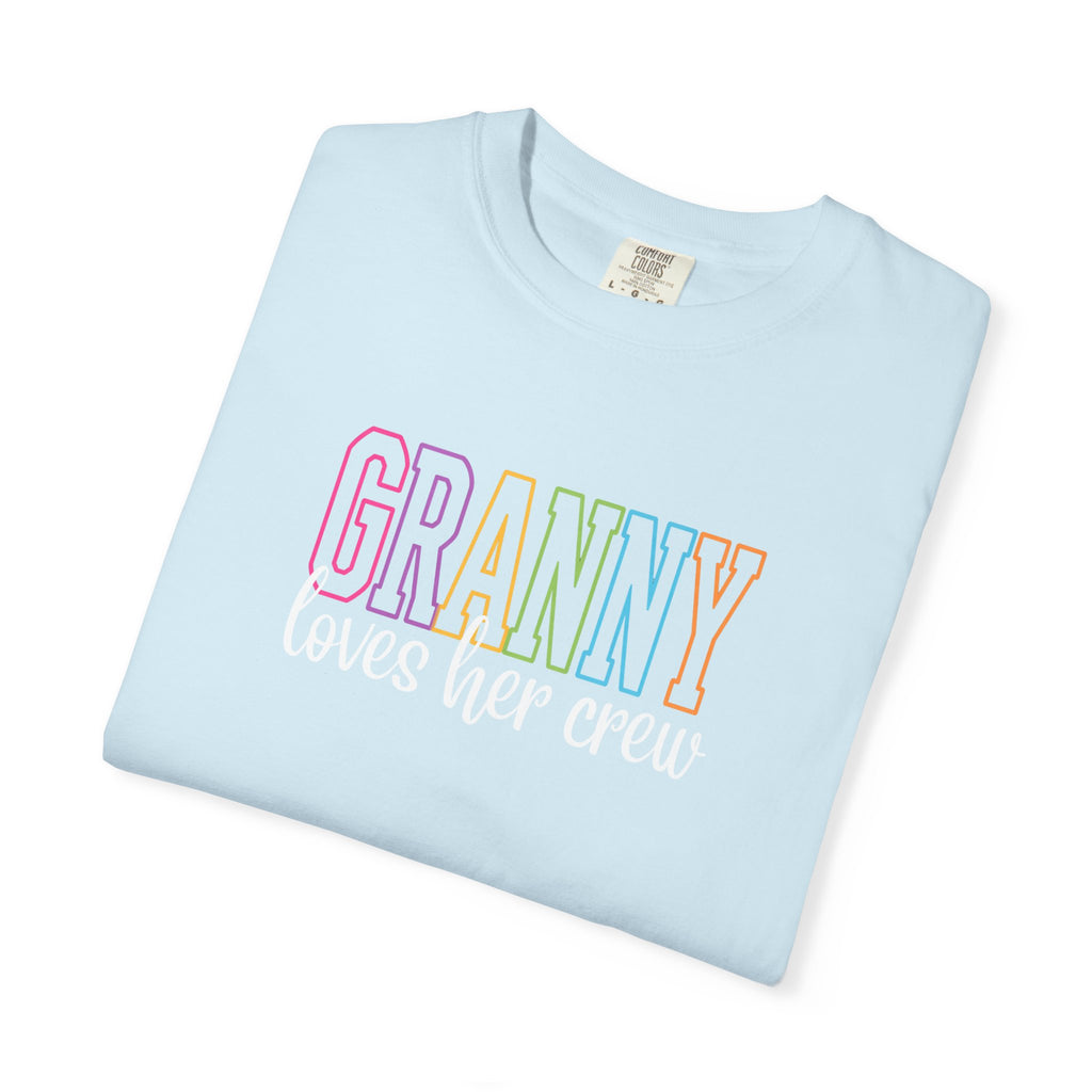 Grandma Loves Her Crew T‑Shirt — Pastel Family Grandma Tee