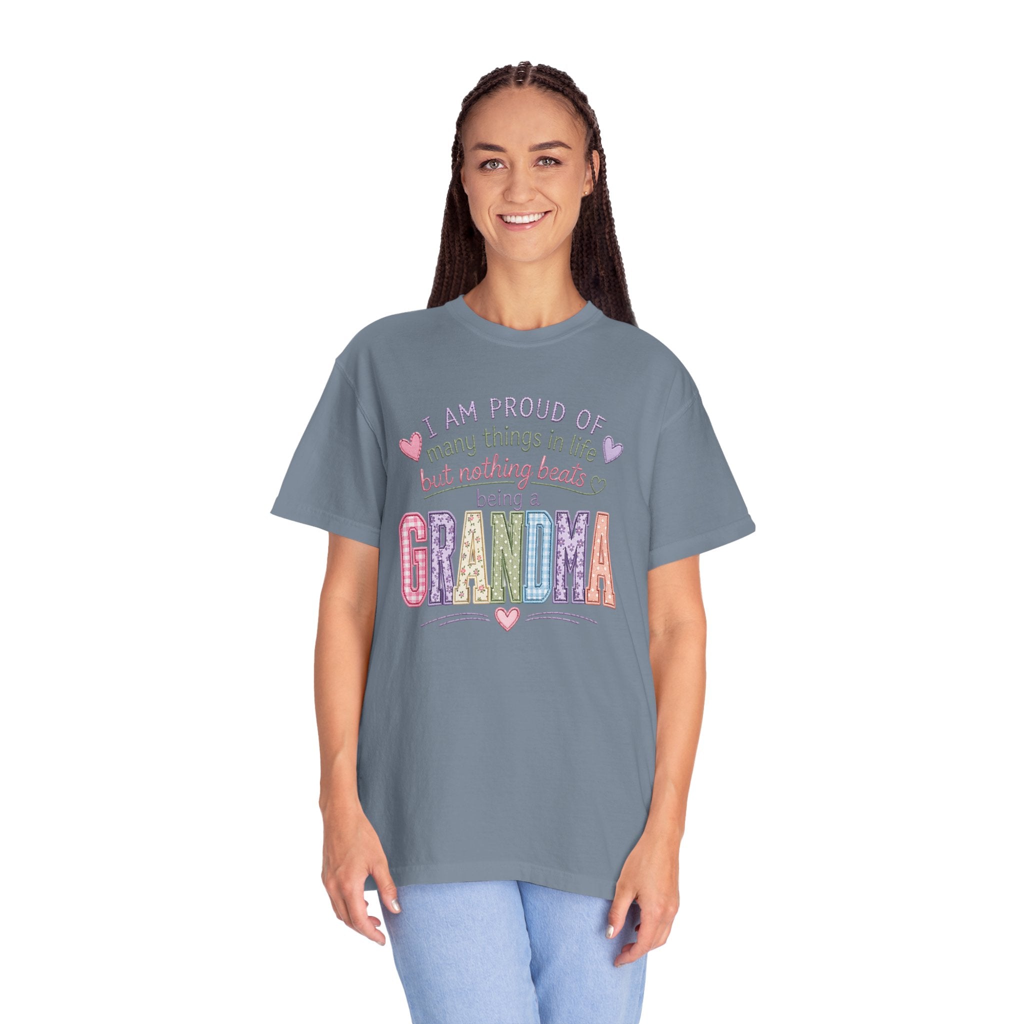 Grandma Pride T-Shirt – "I Am Proud of Many Things in Life but Nothing Beats Being a Grandma"
