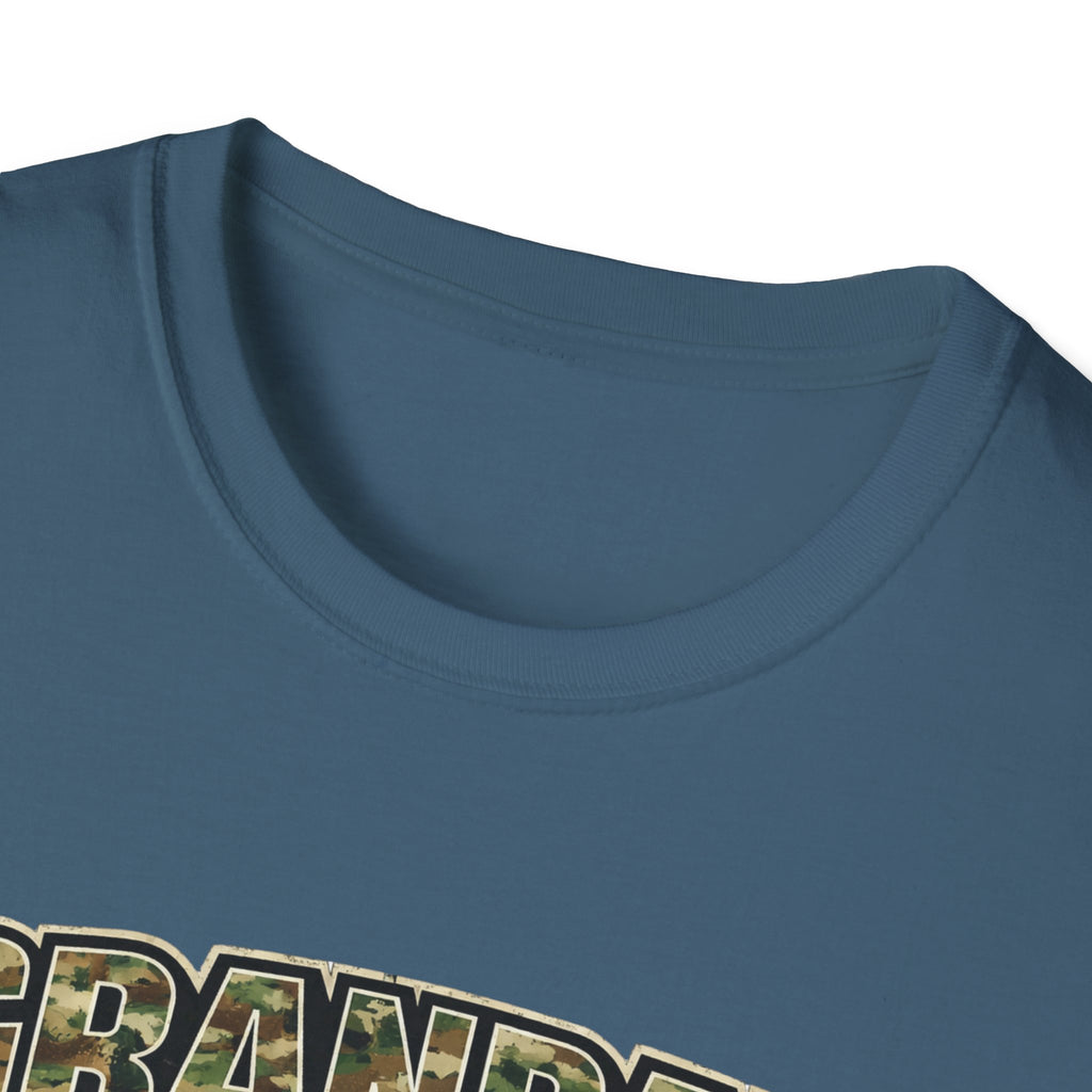 Granddad Est. 2026 T-Shirt — Camo Lettering Fathers Day Gift