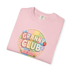 Granny Club Graphic T-Shirt — Retro Candy Patch Design