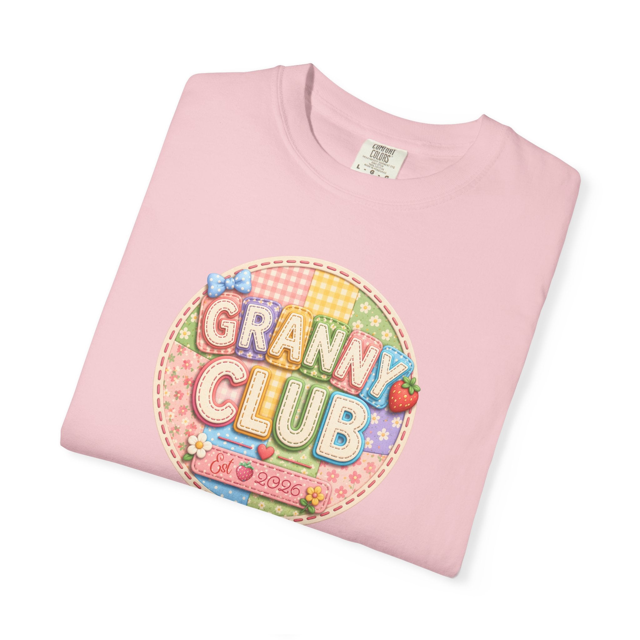 Granny Club Graphic T-Shirt — Retro Candy Patch Design