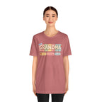Grandma Floral Retro Tee — "Grandma" Names Design (Aileen • Wendy • Peyton)
