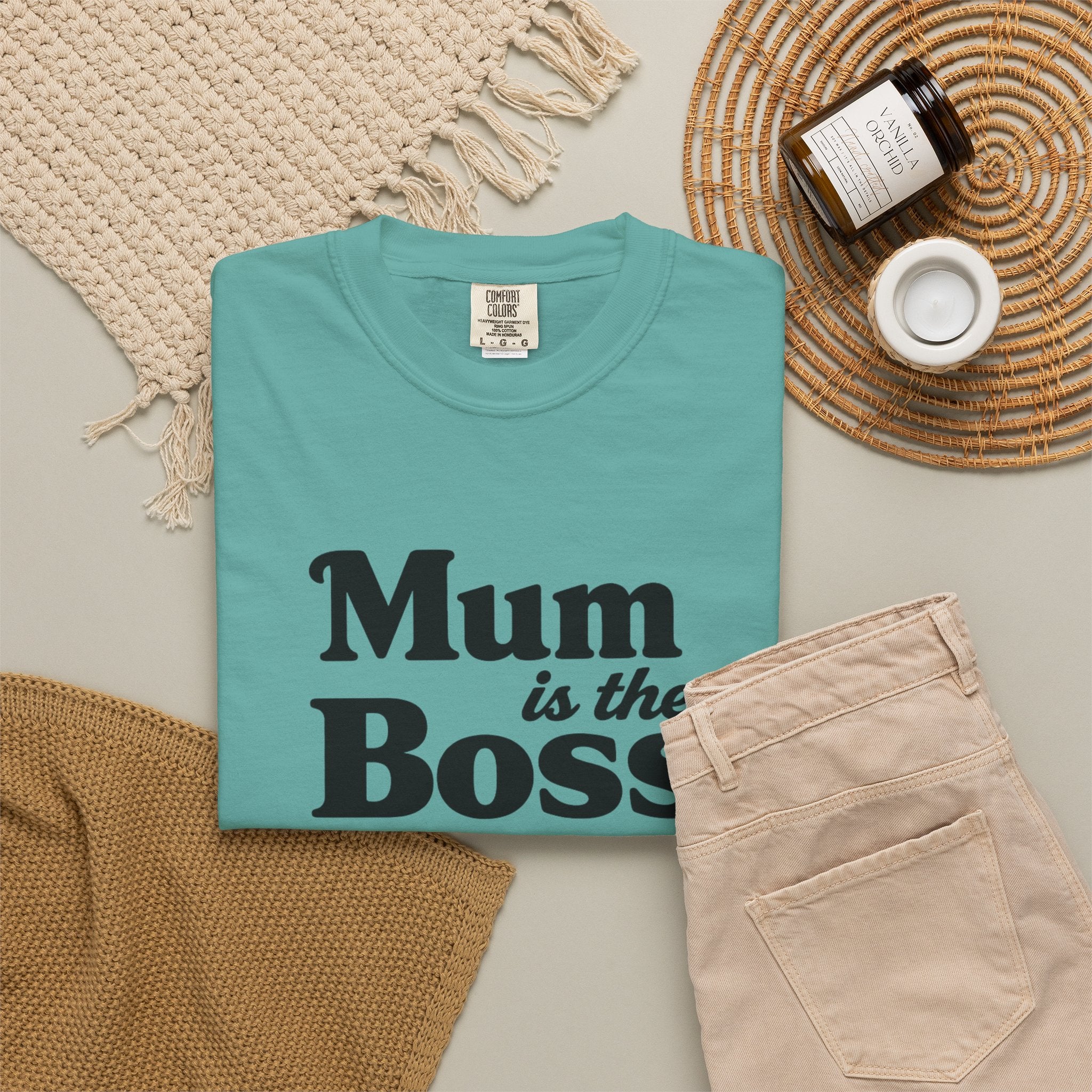 Mum Is The Boss T-Shirt — Funny Mother's Day Tee for Proud Moms